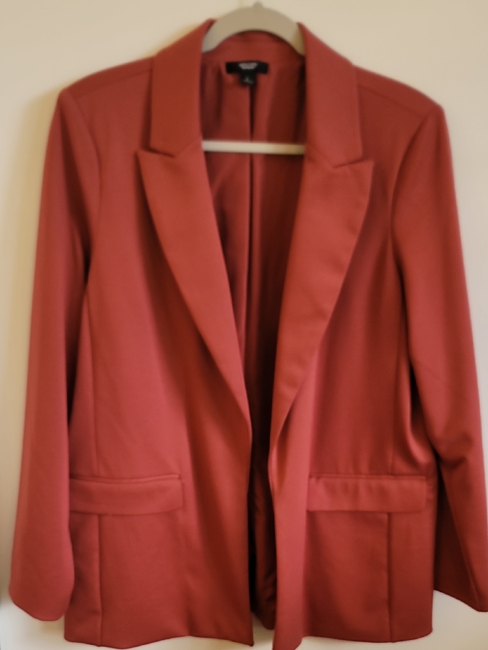 Simply Vera Vera Wang Rust Blazer Jacket